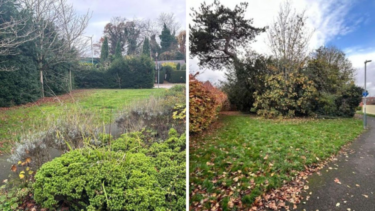 The two pieces of land are at Campriano Drive and Beaurevoir Way (images via RightMove)