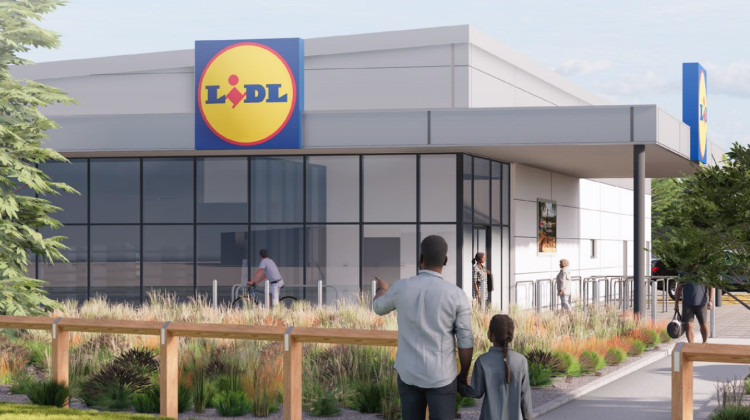 Lidl is planning to open a new store at Europa Way (image via planning application)