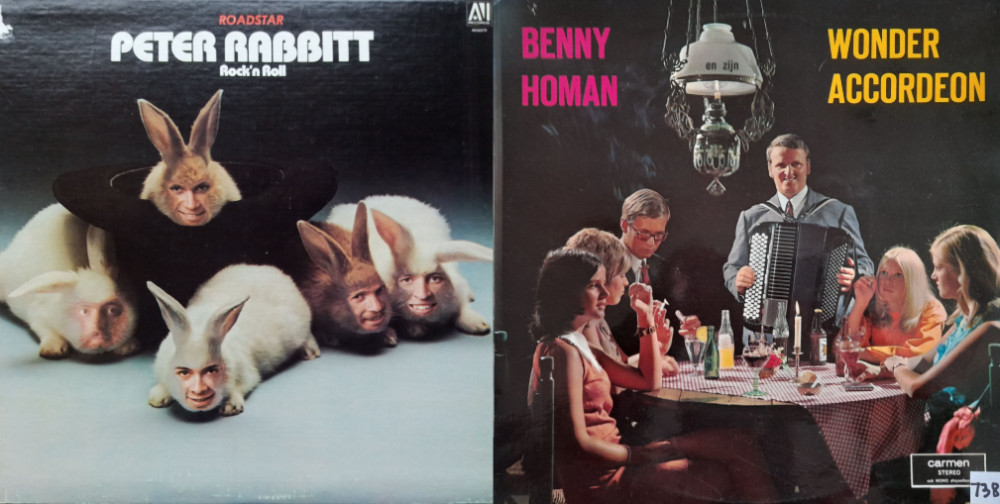 Visitors can explore Goldman's extensive range of "unintentionally funny" record covers (Image supplied)