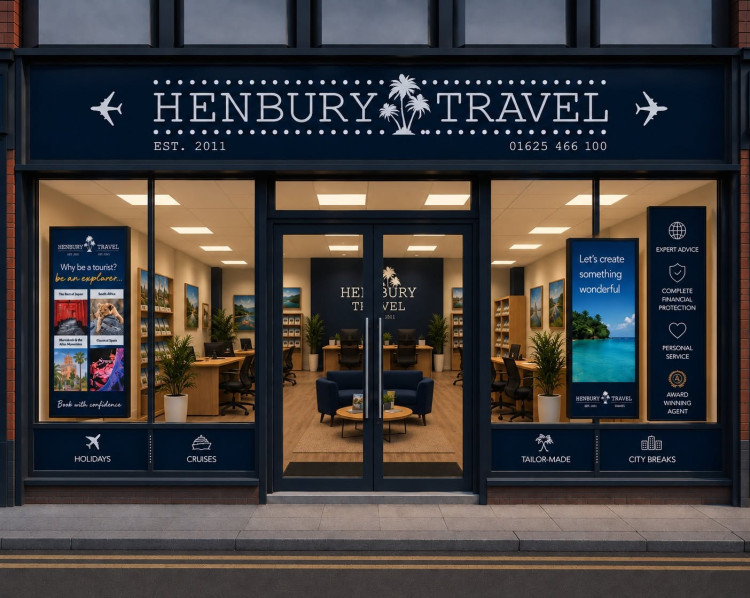 Visualisation of what the new Henbury Travel shop will look like (Credit: Supplied)