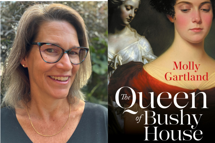 Teddington-based author Molly Gartland will publish 'The Queen of Bushy House' on 23 September (Images supplied)
