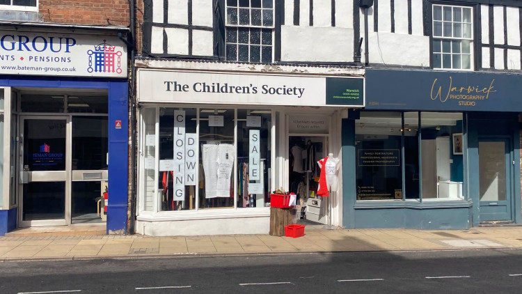 The Children's Society in Warwick has closed (image by James Smith)