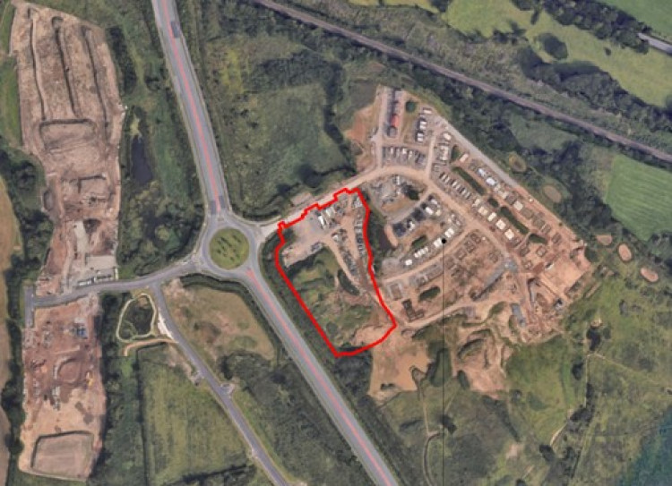 The site for the proposed new primary school off David Whitby Way, Basford East (Photo: CEC Planning).