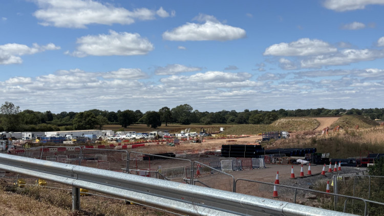 HS2 works around Waste Lane (image by Nub News)