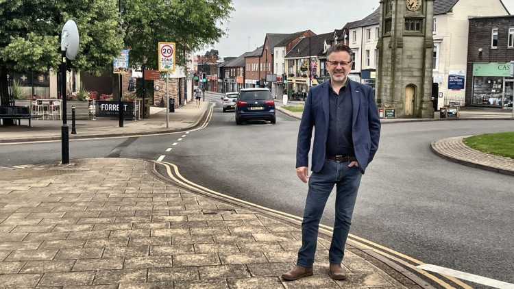 Carl Edmonds celebrates the 'cluster effect' in Kenilworth (image supplied)
