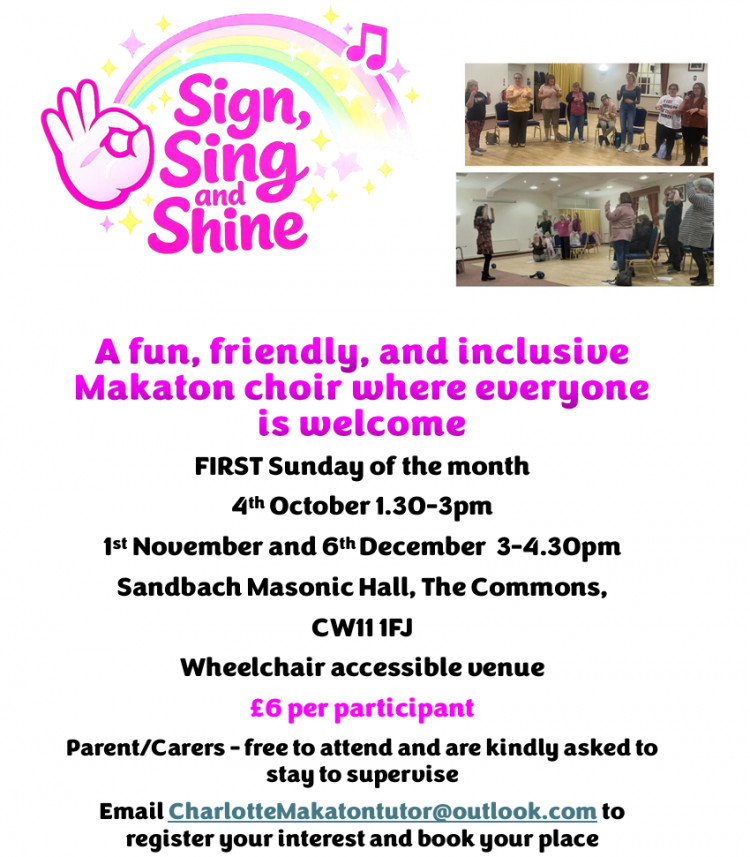 Sign, Sing, and Shine Inclusive Makaton choir 