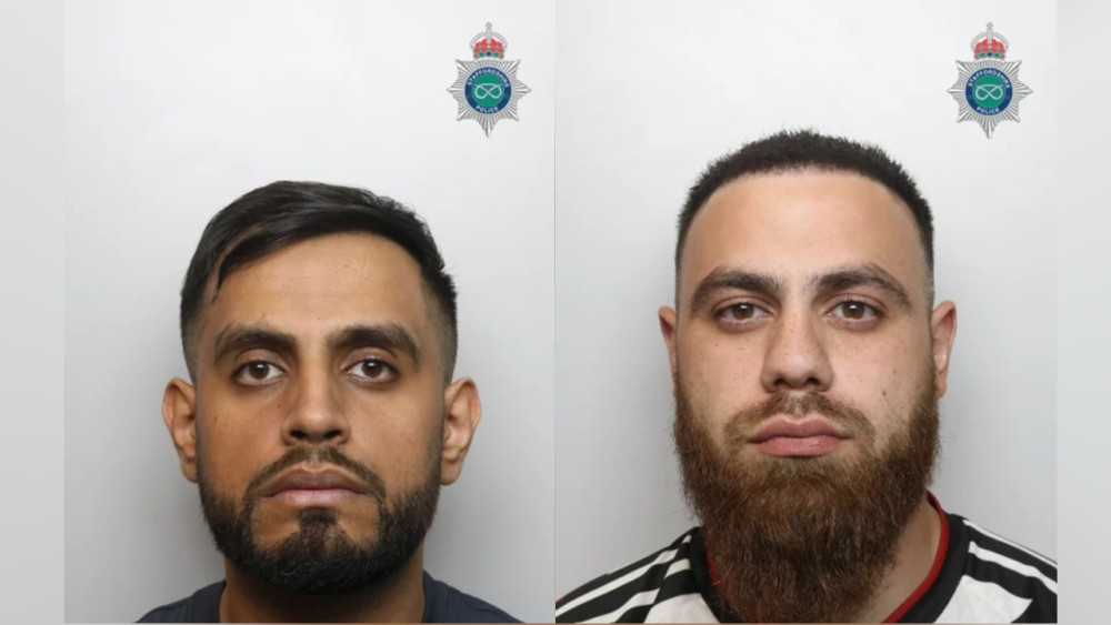 Mohammed Aftab (left) and Usama Ahmed (right) (image via Staffordshire Police)
