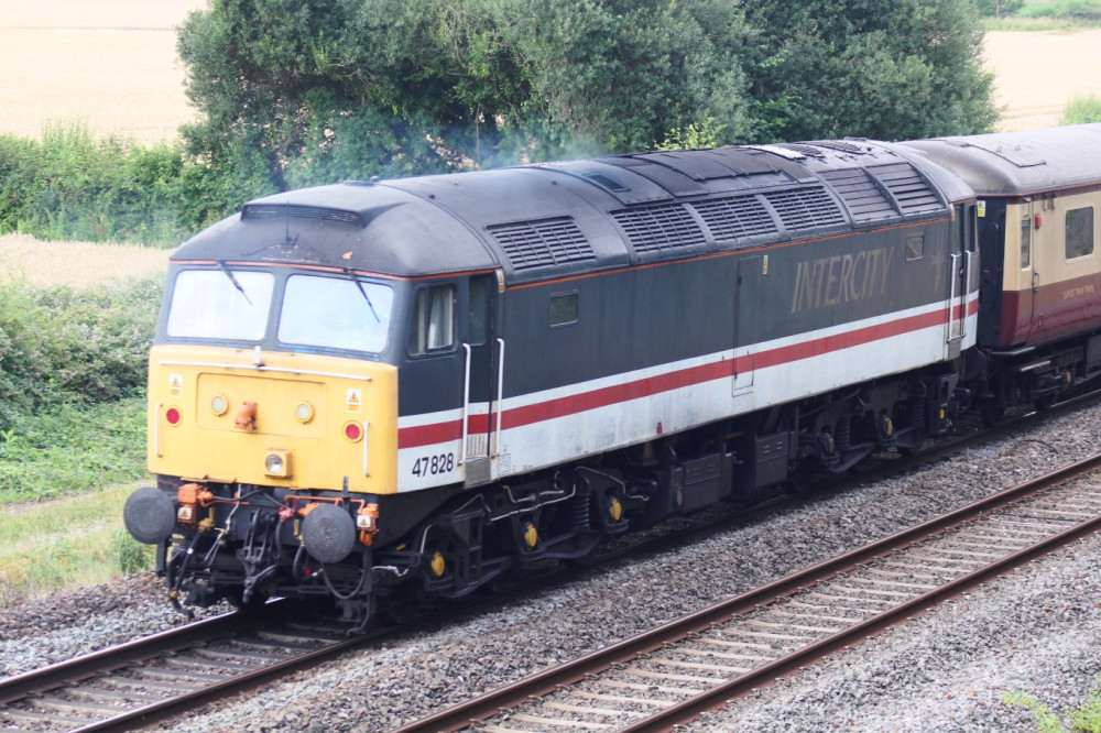 The express will be pulled by a pair of LSL Class 47 diesels (image by Geof Sheppard)