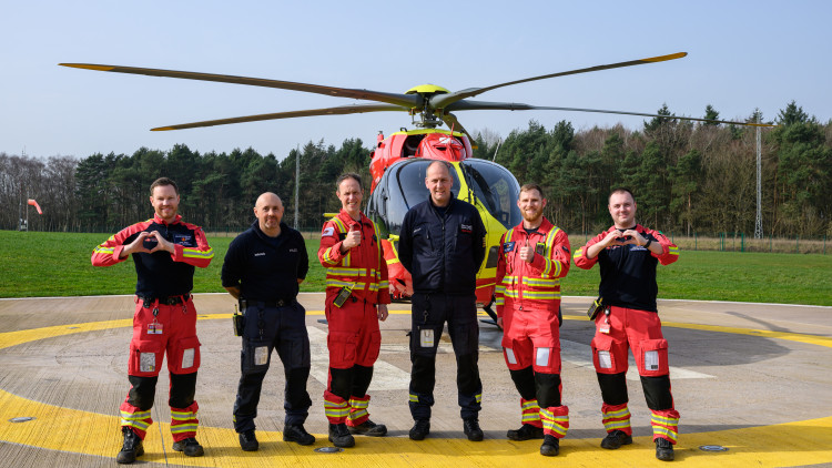 Registration has now opened for the annual 'Wear it Red' campaign (image via Midlands Air Ambulance)