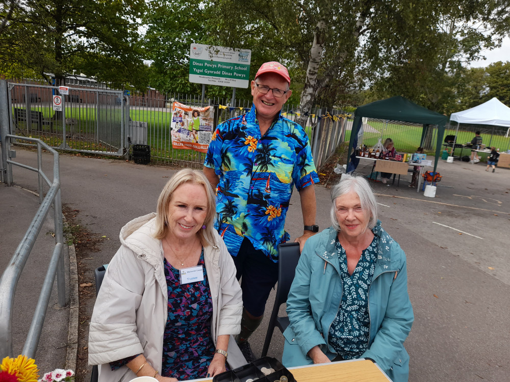 Marianne Cowpe, John Cowpe and Mary-Ann Marsden made up the welcoming party.