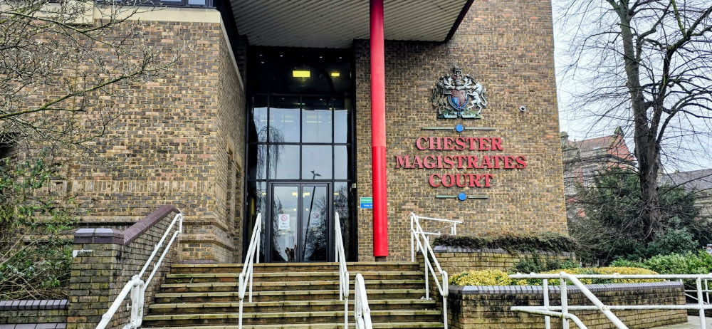 Cullen, of no fixed address, appeared at Chester Magistrates' Court on Monday 14 September (Image: Nub News)