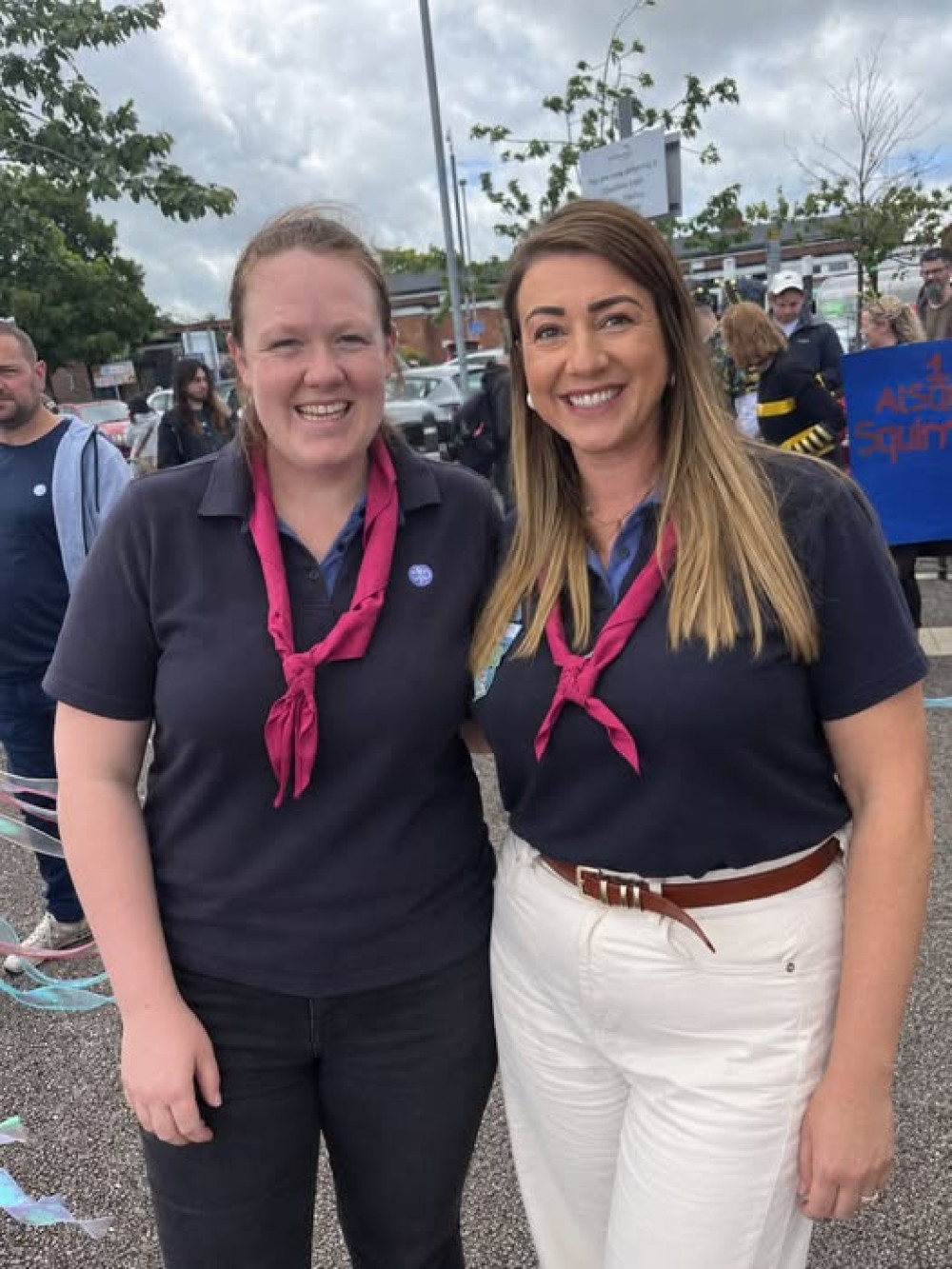 Laura Edwards (left) and Lydia Dickinson (right) are the new District Commissioners for Girlguiding Alsager District. (Photo: Girlguiding Alsager District)