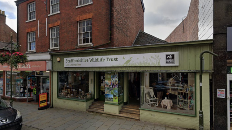 The unit was previously home to a Staffordshire Wildlife Trust charity shop (image via Google Street View)