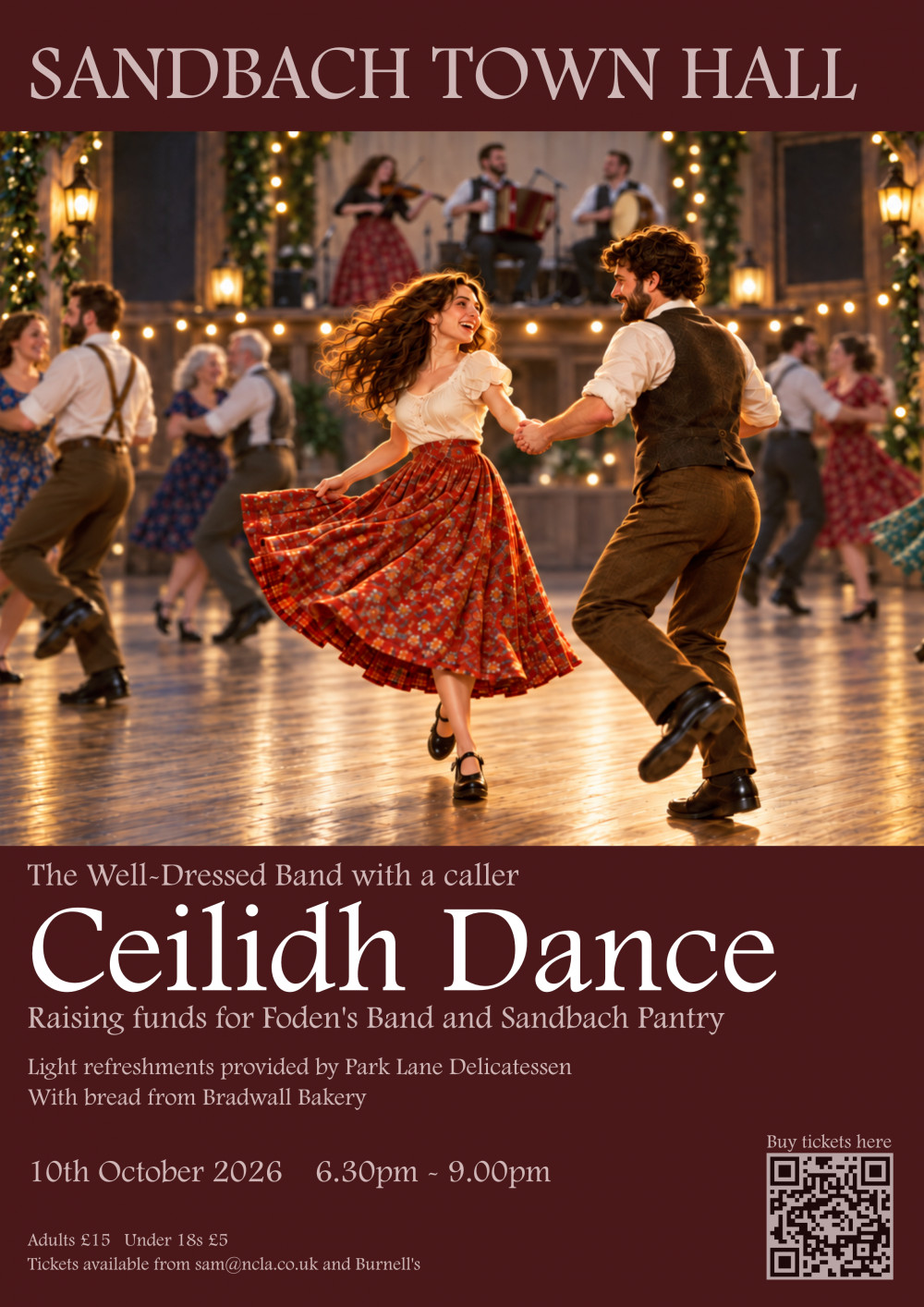 Sandbach Town Hall: Ceilidh Dance