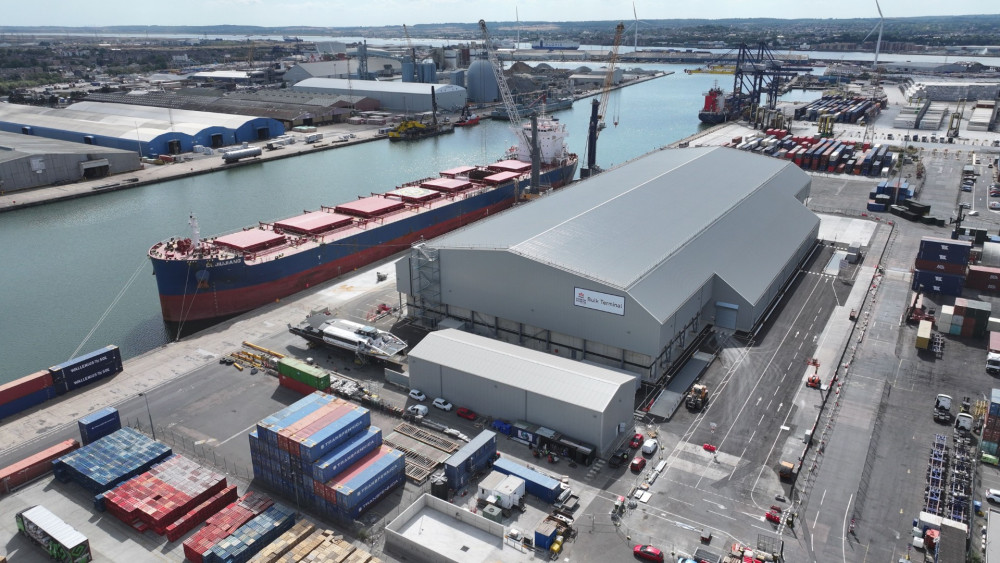 The new facility beside Berth 43.