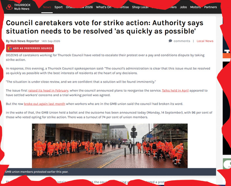 Yesterday's strike news has turned into a union celebration today. 