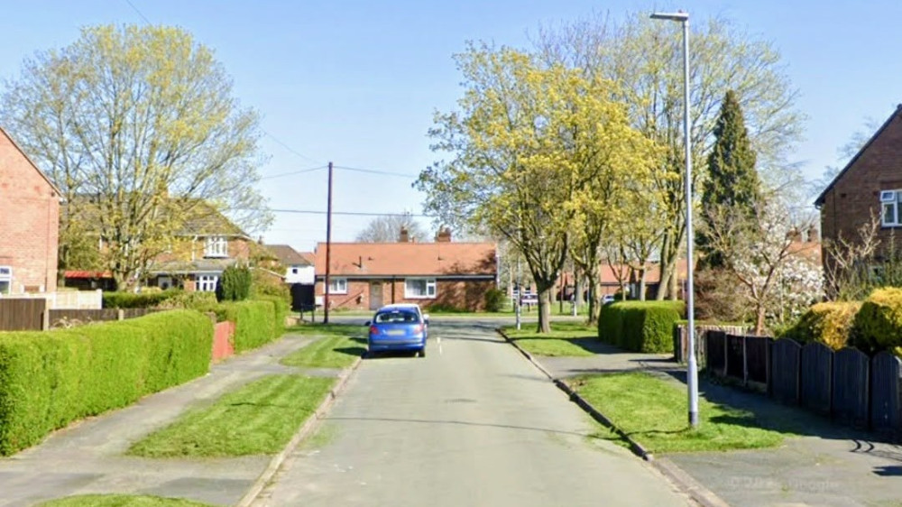 On Wednesday 9 September, Cheshire Police performed a traffic stop on a van on Beech Drive, Wistaston (Photo: Google).