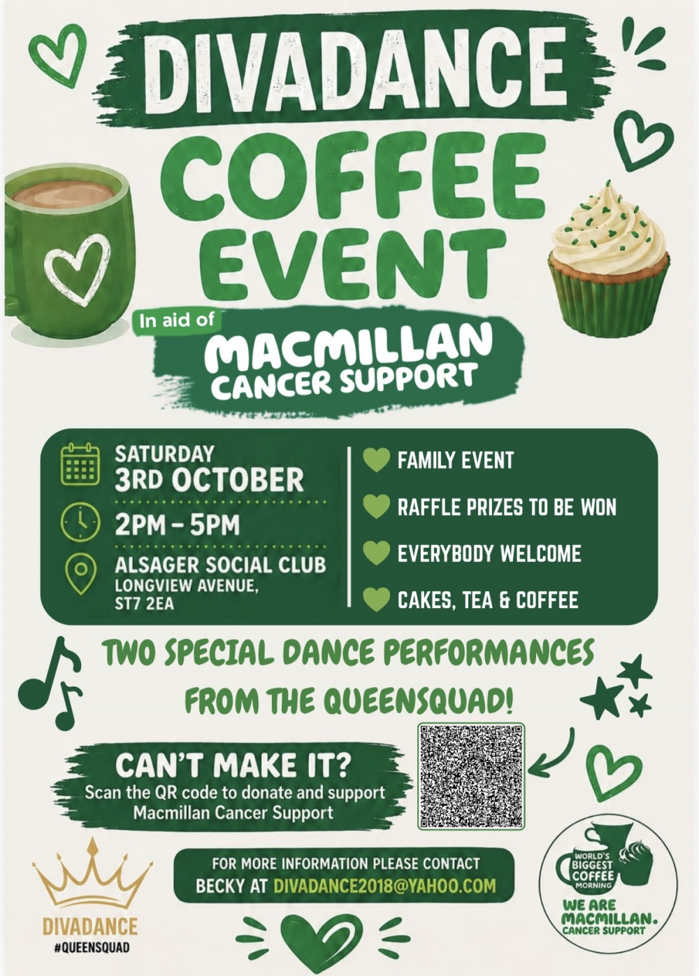 DIVADANCE MACMILLAN FUNDRAISER