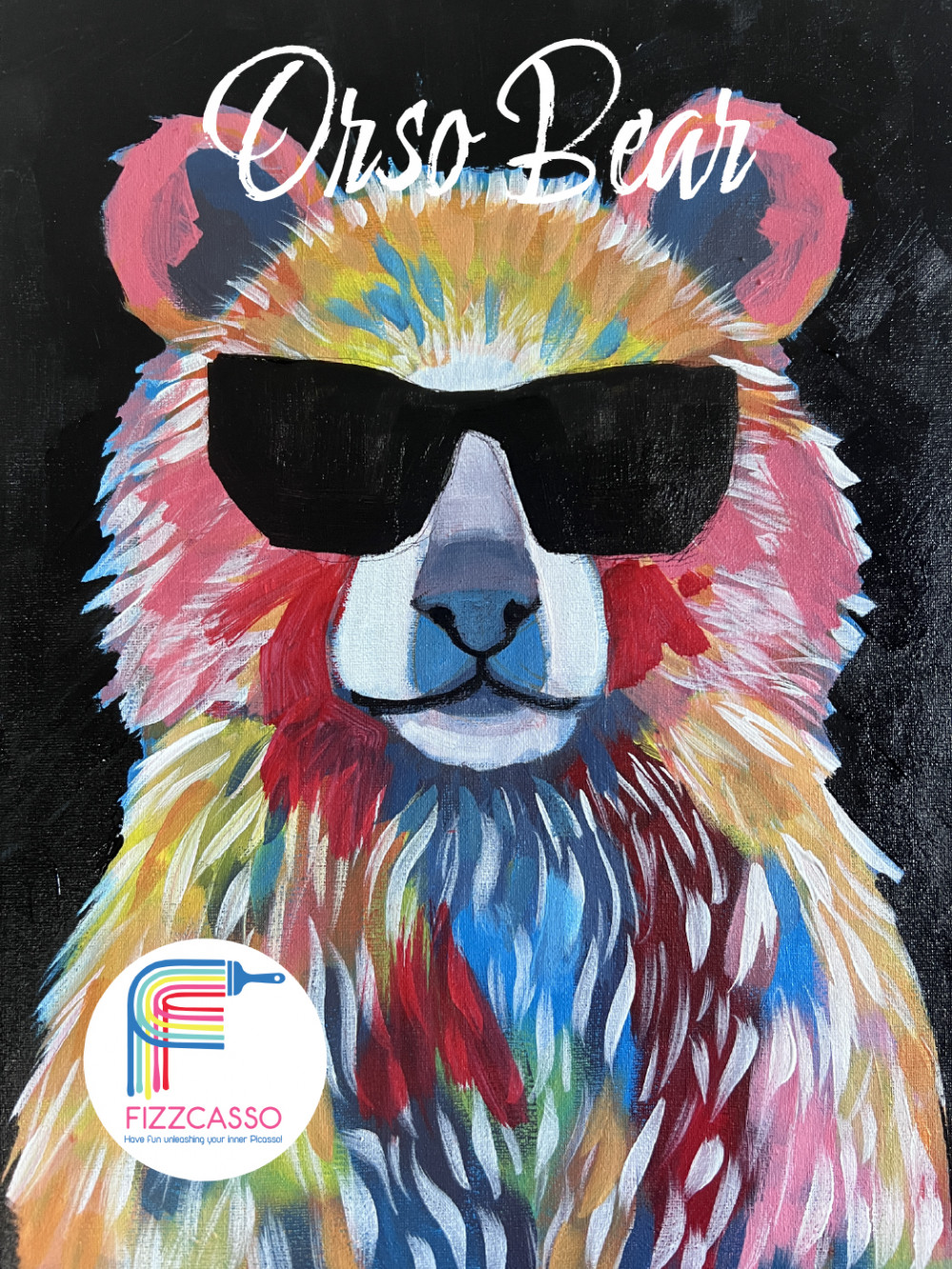 Paint and Sip at Orso Lounge - Orso Bear