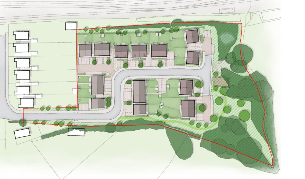 Plans for Oakdene Crescent were refused last year - an appeal is yet to be decided (image via planning application)
