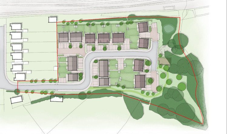 Plans for Oakdene Crescent were refused last year - an appeal is yet to be decided (image via planning application)