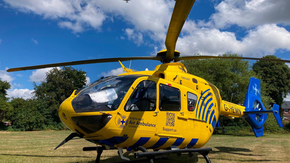 The Mayor of Bollington, councillor Dickie Fletcher, has announced plans to host a quiz in aid of the North West Air Ambulance Charity (Credit: NWAAC)