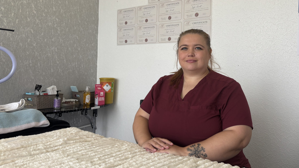  Leigh Hurst opened her new beauty and aesthetics business in Longton at the beginning of this month (image via Nub News)