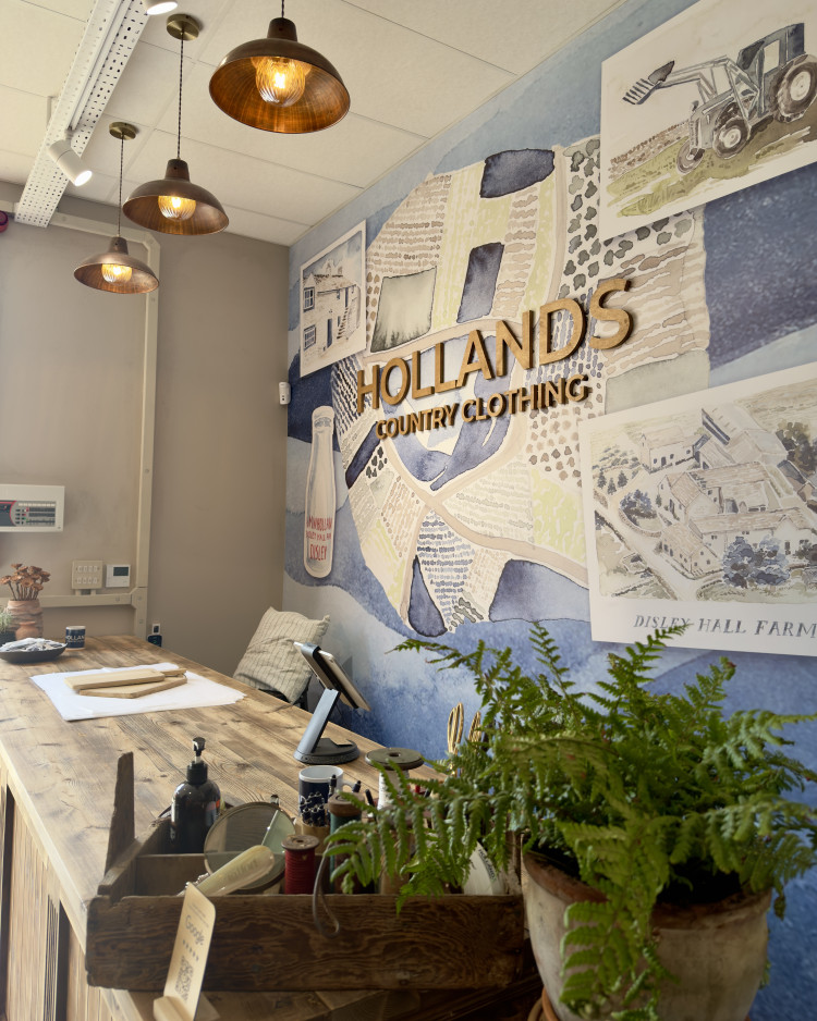 Hollands Country Clothing, the online country clothing retailer that started on a family farm in Disley, is opening its first-ever physical store in Cheshire at Lowe's Farm Shop at Byley near Sandbach. (Photo: Hollands Country Clothing)