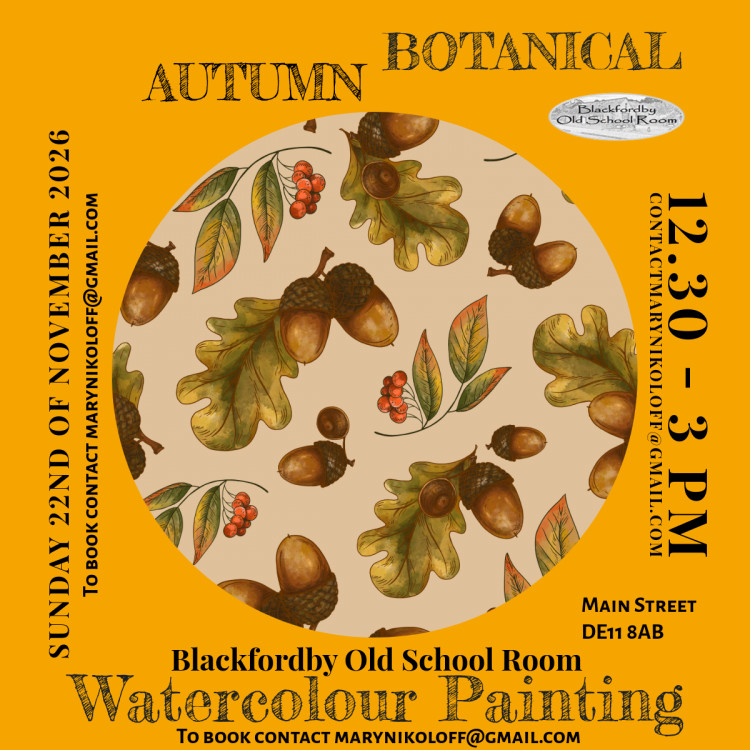 Autumn Botanical Watercolour Painting with Mary 