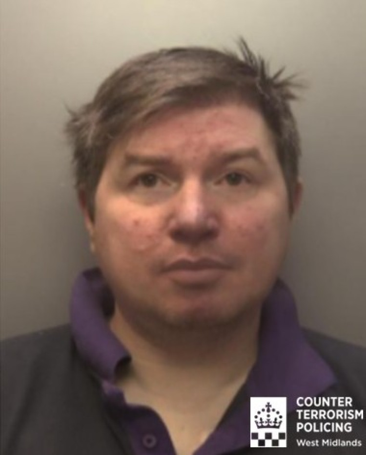 Far-right paraphernalia was found during a search (image via Staffordshire Police)