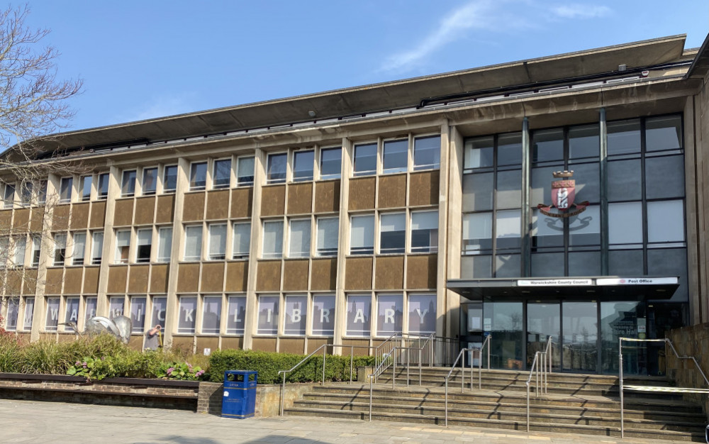 A hate crime probe at a protest outside Warwickshire County Council has been shelved (image via Nub News)