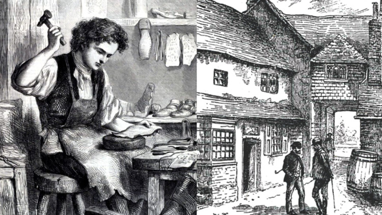 Both men worked in Stafford's shoemaking trade (images via Wikimedia Commons)