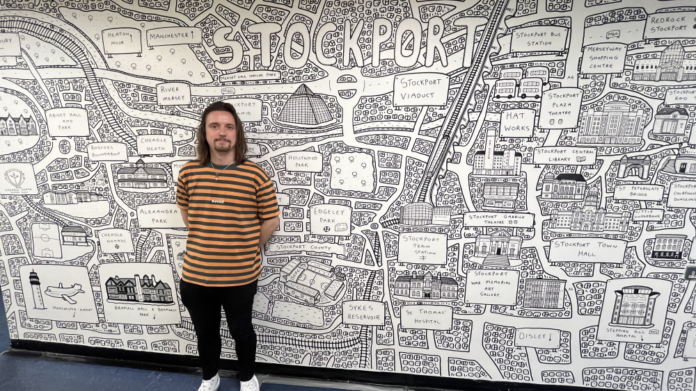 Artist Dave Draws will be creating a map of Stockport on a car, with Swansway Group providing a Honda Super N as a blank canvas (Image supplied)