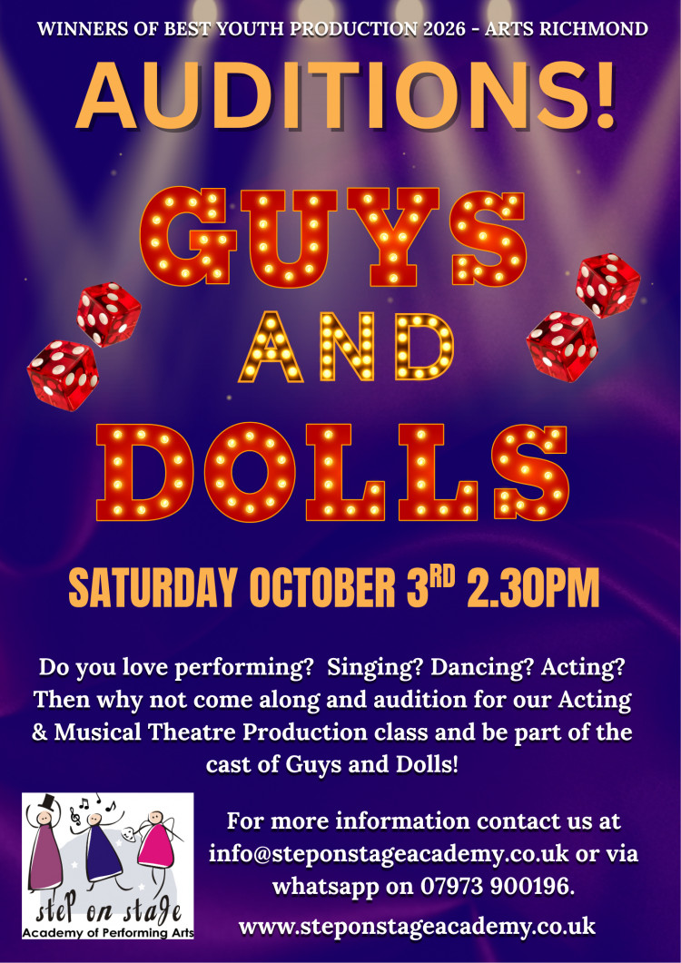 AUDITIONS - GUYS AND DOLLS - STEP ON STAGE
