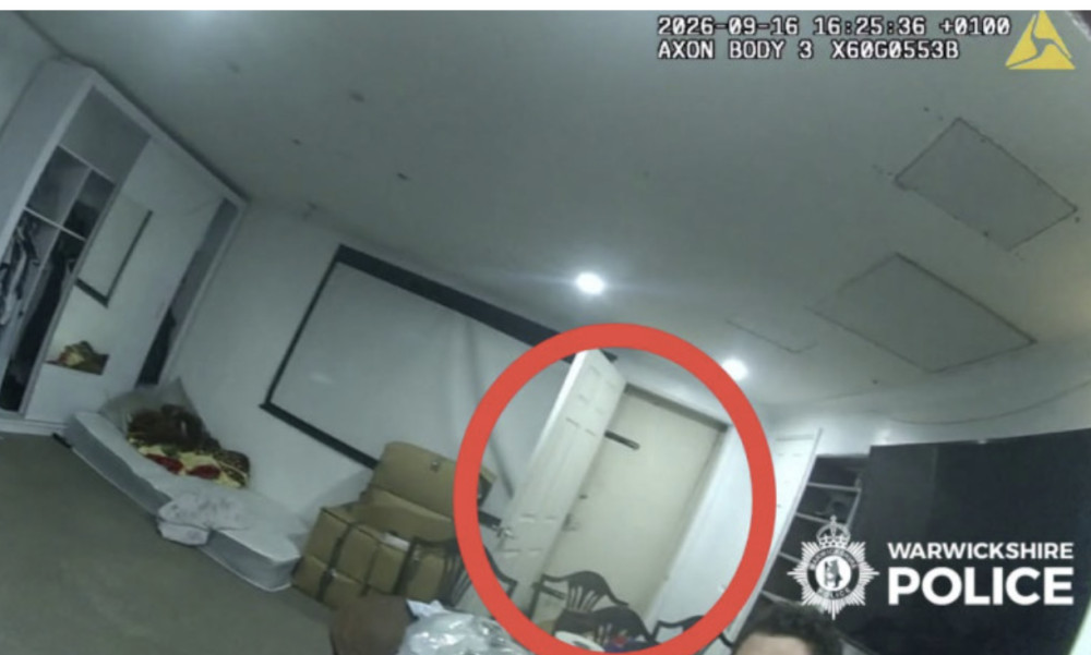 Four charged after a cannabis grow was found under a Leamington nail bar (image via Warwickshire Police)