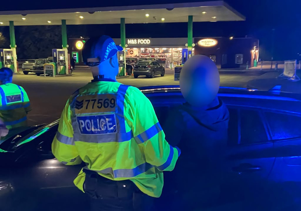 Car was pulled over on A13 and driver failed a drugs wipe. He was arrested for drug driving. 