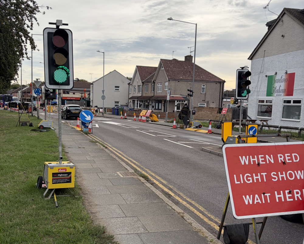 London Road at 9.45 this morning.