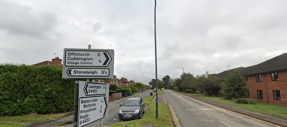 HS2 announces B4453 Rugby Road closures in Cubbington this October 2026 (image via Google Maps)