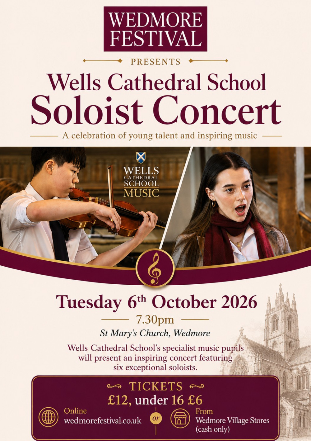 Wells Cathedral School Soloist Concert