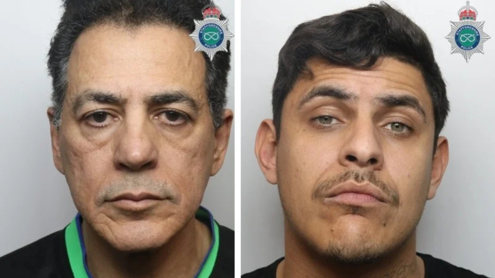 Venancio Amorim and Wesley Da Silva Paiva appeared at Stoke-on-Trent Crown Court on Monday 14 September (image via Staffordshire Police)