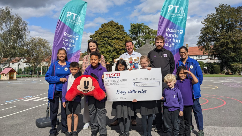 'It's not just about the generous donations - it's about having someone who genuinely wants to get involved,' said Friends of Heathfield Schools' Partnership (credit: Image supplied).