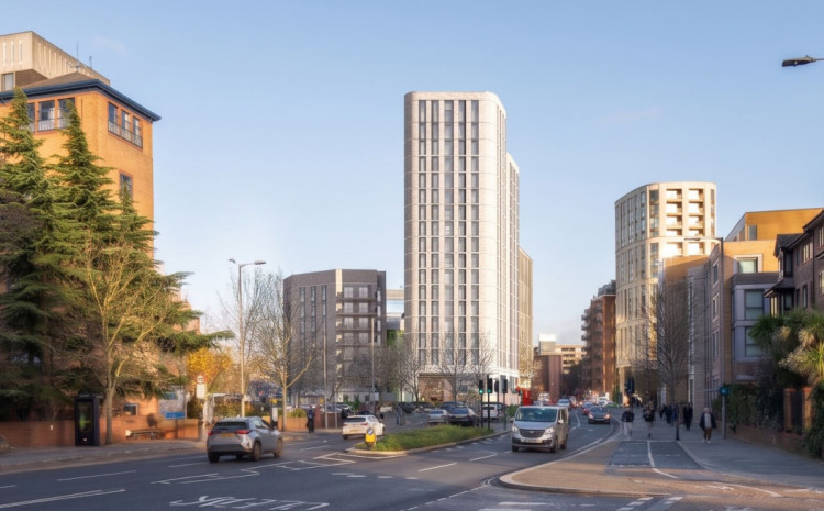 Visualisation of the proposed towers to replace Lever House, Kingston.( Credit: Cube Real Estate/Darling Associates Architects, provided in Kingston Council)