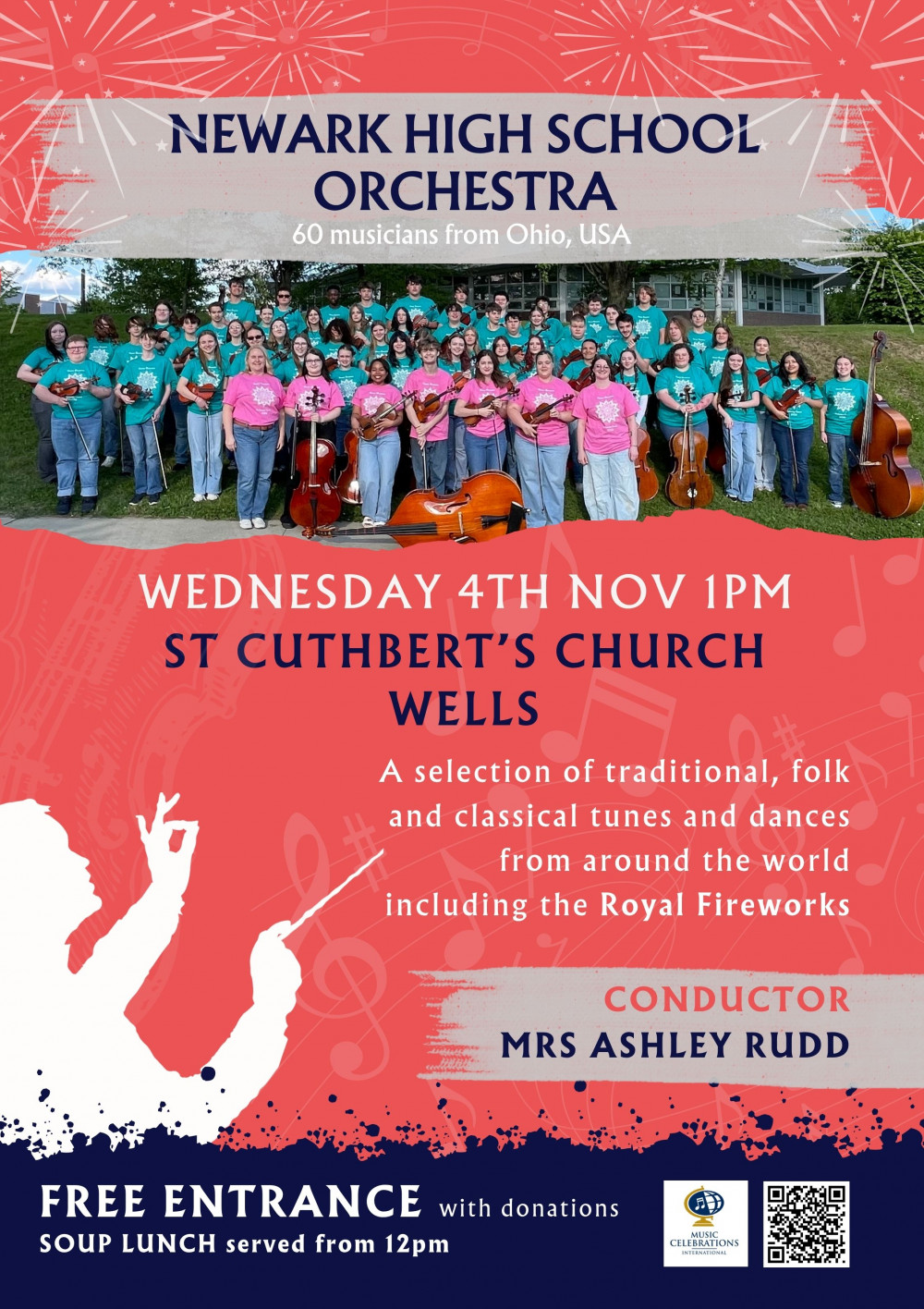 Newark High School Orchestra ’SOUP & STRINGS’ Concert in St Cuthbert’s Church