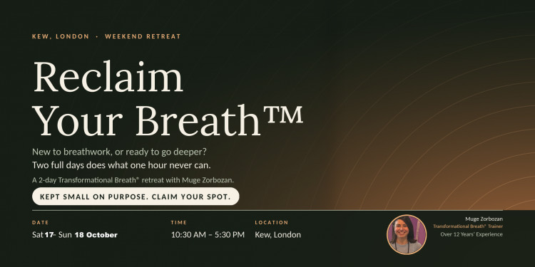 2 Day Breathwork Retreat, London for burnout and nervous system regulation