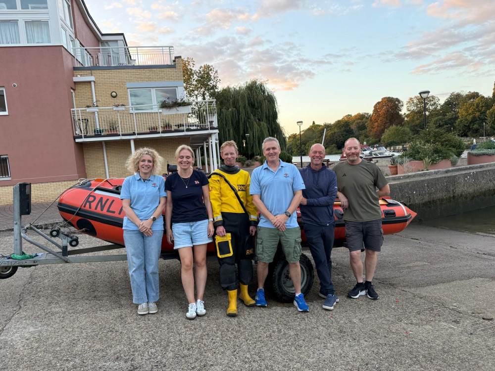 Teddington RNLI is celebrating the success of seven volunteer crew members (Image supplied)