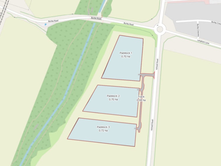 Plans for three new dog fields in Oakham (Photo: LDRS)
