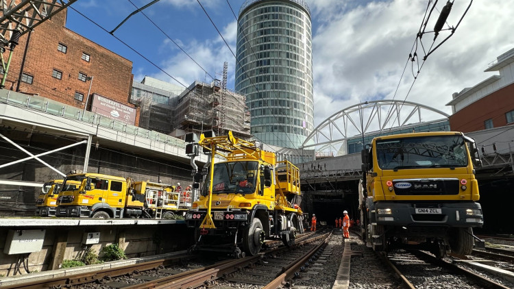The Christmas closure marks the first phase of a three-year programme, with further work scheduled during the festive periods of 2027 and 2028 (Image via Network Rail)