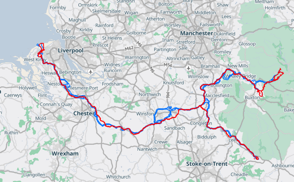 The proposed 125-mile Peak Cluster pipeline route, which has seen its boundaries updated ahead of a formal public review (Image: Peak Cluster)