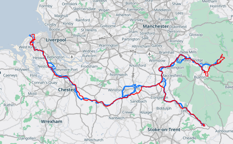 The proposed 125-mile Peak Cluster pipeline route, which has seen its boundaries updated ahead of a formal public review (Image: Peak Cluster)