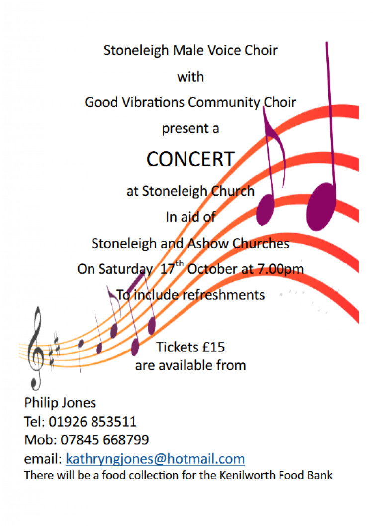Stoneleigh Male Voice Choir/Good Vibrations Concert